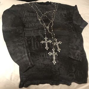 Affliction long sleeve t shirt